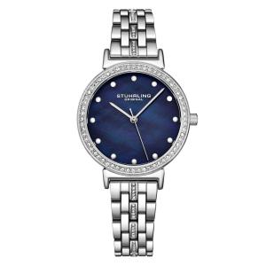 Relógio Feminino Stuhrling 3987 Quartzo 33mm, Prata Clássico