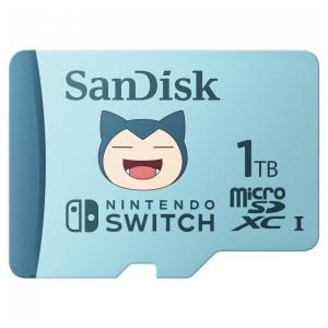 Cartão de memória SanDisk microSDXC 1TB Pokémon Snorlax para Nintendo Switch