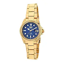 Relógio Feminino Pro Diver 0,67 quilates com Diamante, Invicta 37982, Dourado e Azul