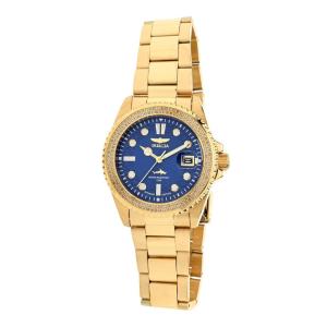 Relógio Feminino Pro Diver 0,67 quilates com Diamante, Invicta 37982, Dourado e Azul