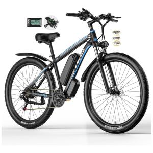 Bicicleta Elétrica EBycco 29 para Adultos, Bateria de 48V 17,5AH, Motor de Pico de 750W 1000W, Até 70 Milhas 34MPH com 21 Velocidades