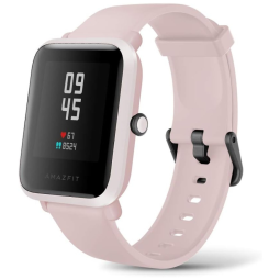 Amazfit W1821US3N Relógio Smartwatch Esportivo, à Prova dÁgua c, Monitoramento Respiratório e Rastreador Físico, para Iphone e Android, Rosa