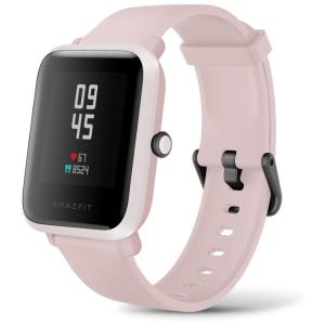 Amazfit W1821US3N Relógio Smartwatch Esportivo, à Prova dÁgua c, Monitoramento Respiratório e Rastreador Físico, para Iphone e Android, Rosa