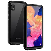 Capa Celular Prova Dágua IP68 Galaxy, LANHIEM LH WP A10E, Preto