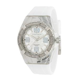 Relógio Masculino TechnoMarine Cruise Glitz, Invicta TM121092, Branco e Prata