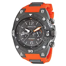 Relógio Masculino Aviator, Invicta 40292, Laranja e Cinza