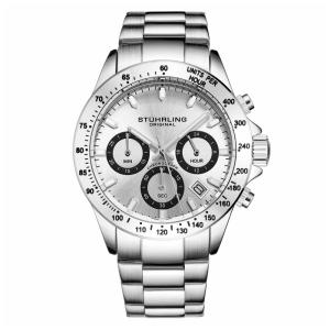 Relógio de Pulso Stuhrling M18292 com Cronógrafo e Taqueímetro - 42mm