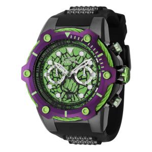 Relógio Masculino Analógico de Quartzo 51.5mm, Invicta Marvel Hulk 43392, Preto