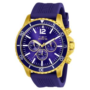 Relógio Masculino Pro Diver, Invicta 24392, Azul e Dourado