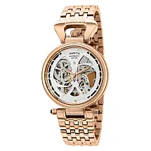 Relógio Feminino Automático Objet D Art, Invicta 38392, Ouro Rosa