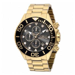 Relógio Masculino Invicta Grand Diver 52mm, Banhado a Ouro 48592