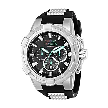 Relgio masculino aviador 51,5 mm. Ao. Preto 23692