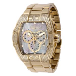 S1 Rally 1,41 quilates diamante suíço Ronda 5050.E calibre relógio masculino com mostrador de madrepérola - 44 mm. Ouro