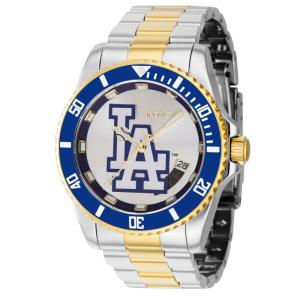 Relgio masculino MLB Los Angeles Dodgers Automtico - 42 mm. Ao. Ouro 42992