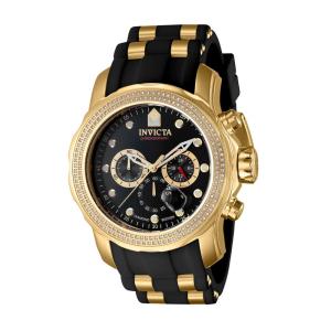 Relgio masculino Pro 0,76 quilates com diamante - 48 mm. Ouro. Preto 37992