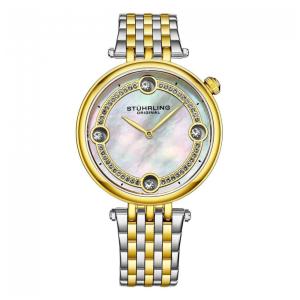Relógio Feminino Stuhrling Symphony 3999 Quartzo 38mm, Dourado Clássico