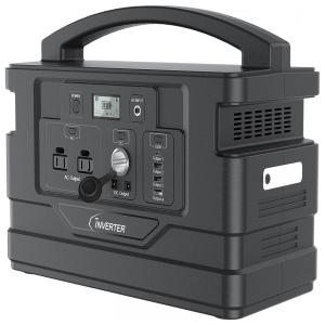 C INVERTER Gerador de Energia Solar Portátil 1000W 1110Wh com 2 Tomadas AC 110V, 4 USB