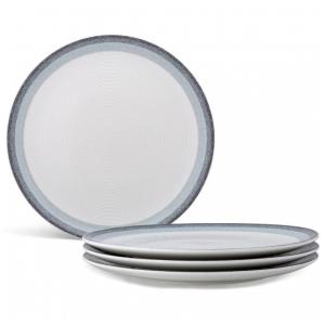 Conjunto de Pratos para Jantar com 4 Peças, Formato Redondo e Material de Porcelana, Noritake G017-406D, Colorido