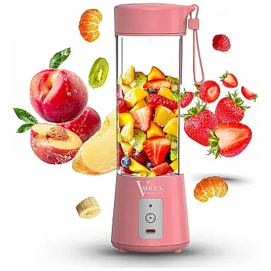 Liquidificador Portátil 450mL com Carregamento