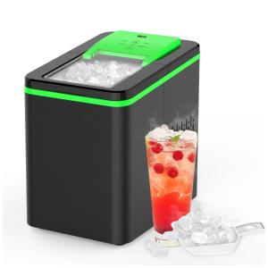 Máquina de Gelo até 14 kg em 24H Portátil, 150W, 110v, VECYS, Prateado