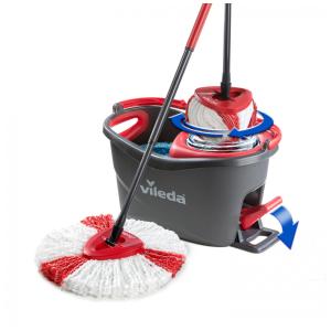 Mop Giratório de Microfibra e Balde Turbo Vileda