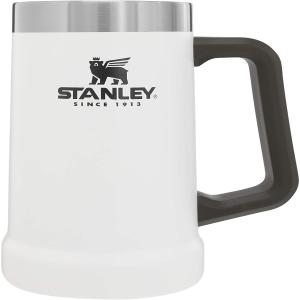 Stanley Caneca Térmico 710 mL para Cerveja/Café com Isolamento a Vácuo, Branca.