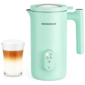 Espumador de Elétrico 500 mL 5 em 1 com Controle Digital, 110V, NESSGRAIM, Branco