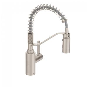 Torneira Cozinha de Arco Alto de Uma Mão, Inoxidável, Moen 5926SRS Genta LX