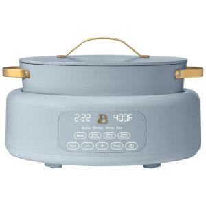 Generic Beautiful 10 em 1 MultiCooker Elétrico 5,7L, Display Digital, 10 Funções, Panela Antiaderente, Controle Touch, Azul Cornflower