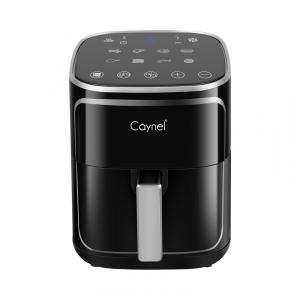 Air Fryer Antiadernete 5 Litros com 8 Predefinições e Controle Digital, 110V 1400W, CAYNEL, Preta