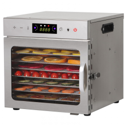 Desidratador de Alimentos Panana, Desidratadores para Carne Seca, Desidratador em Aço Inoxidável para Frutas, Vegetais, Ervas, Cogumelos