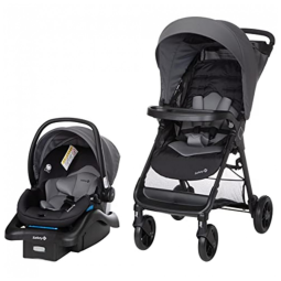 Carrinho de Bebê com Cadeira para Carro OnBoard 35 LT Safety 1st, Preto