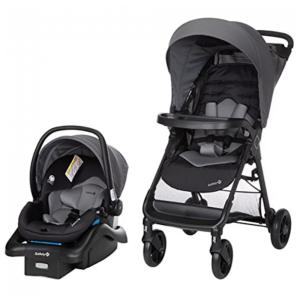 Carrinho de Bebê com Cadeira para Carro OnBoard 35 LT Safety 1st, Preto