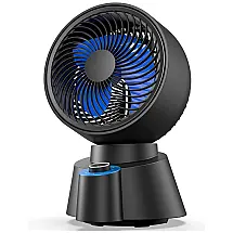 Ventilador de Mesa, 3 Velocidades, Silencioso, 16W, 110v, JIFFI ACF301TA, Azul