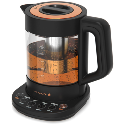 Chaleira Elétrica Viante com Infusor para Chá e Desligamento Automático, 110V Preta