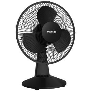 Ventilador de Mesa 3 Velocidades, Silencioso, 110V 150W, PELONIS PF0T2ABB V, Preto