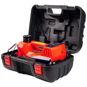 Macaco Elétrico Automotivo Hidráulico 4 em 1 com Tela Digital, Suporta até 5 Toneladas, SIMPLEOUT, Preto