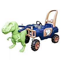 Carrinho de Passeio Infantil para Crianças de 2 a 5 Anos, T Rex, LITTLE TIKES 656705M, Verde