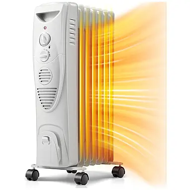 Aquecedor Elétrico Portátil Silencioso, 1500W,