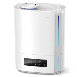 Umidificador 6L com Visor Digital, Difusor de Óleo Essencial, Silencioso e Controle de Umidistato Inteligente para Ambientes até 50m²