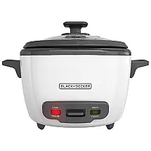 RC506 Panela Elétrica de Arroz e Vapor, 16 Xíc. 8 não cozidas, 110v, BLACKDECKER RC516, Branco