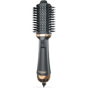 Escova Rotativa Elétrica KK 2 em 1 Profissional Ionica, Bivolt, YCDLEVAO, Preto