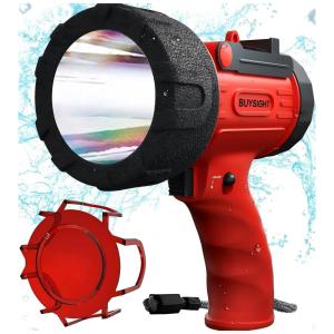 Lanterna 2000LM com USB, 3 Modos de Luz, á Prova D, 30W, BUYSIGHT NC 002, Vermelho