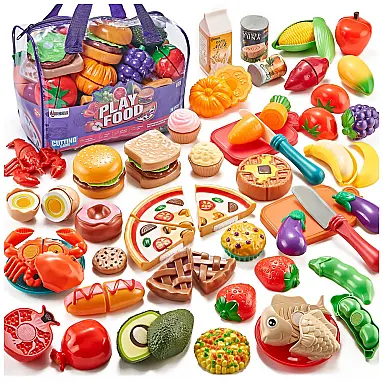 Comida de Brinquedo 78 Peças