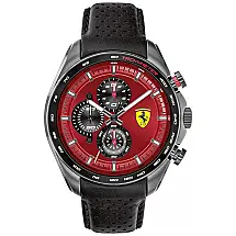 Relógio Masc Quartzo Aço Inoxidável SPEEDRACER Prova D 200m, FERRARI 0830650, Preto