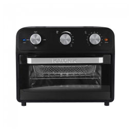Forno Elétrico de Banda 22L Multifunções em Aço Inoxidável, 110v, KALORIK AFO 46129 BK CA, Preto
