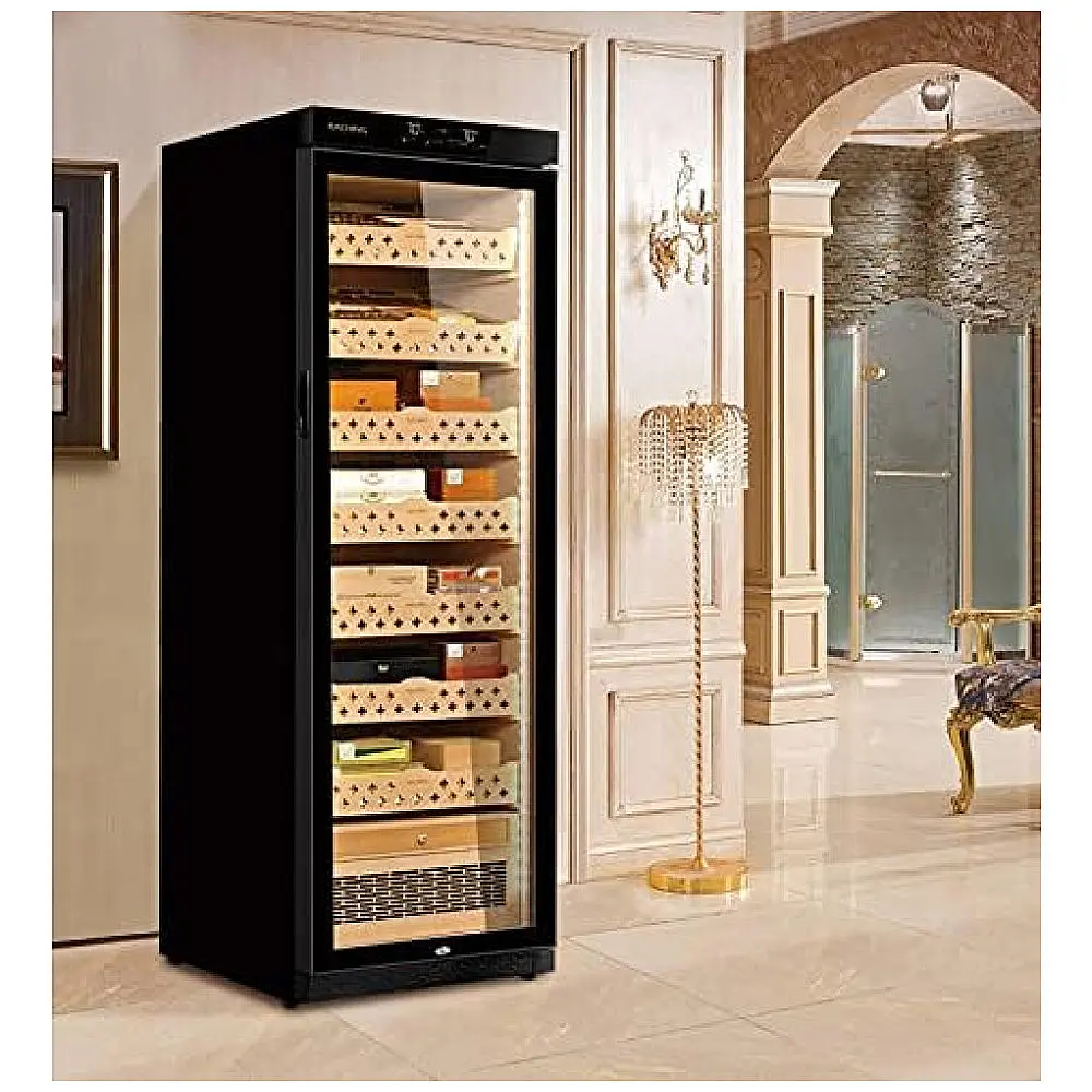 Humidor Elétrico Raching Preto Climatizado 1800 Charutos 110V — foto 2