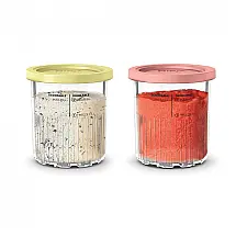 CREAMi XL tubs 2 Pack. Compatible with NC500 por NC600 Series CREAMi Ice Cream Makers
