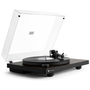 Vitrola Toca Discos Retrô com Bluetooth, 110v, VICTROLA VPT 1000 ESP, Marrom