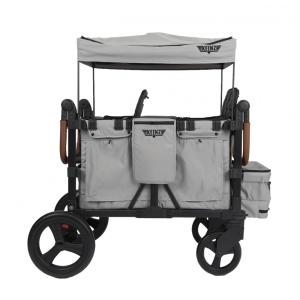 Carrinho de Passeio Dupla Keenz VYOO Cinza com 5 Posições de Assento e Rodas